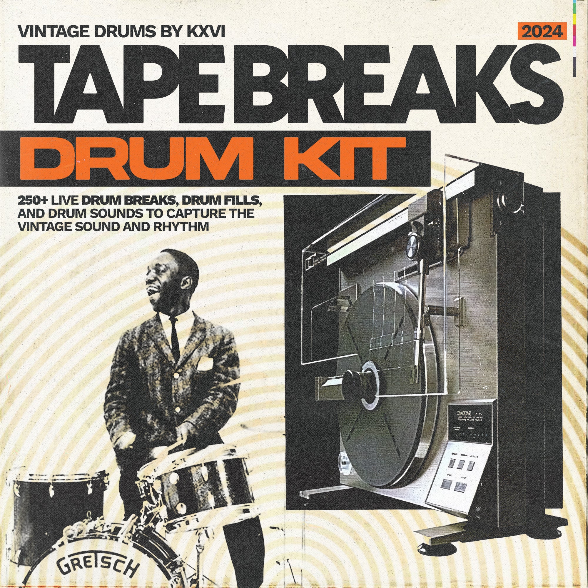 KXVI - Tape Breaks Drum Kit