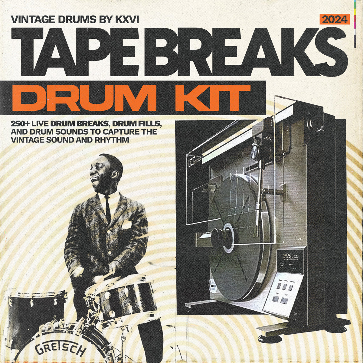 KXVI - Tape Breaks Drum Kit
