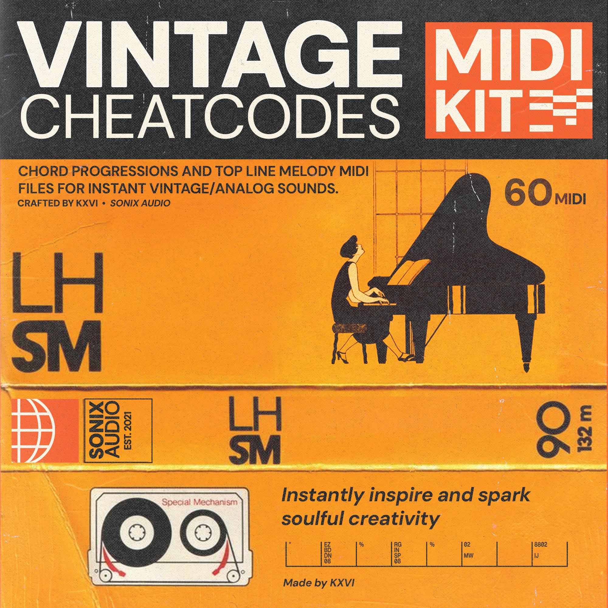 KXVI - Vintage Cheatcodes Midi Kit
